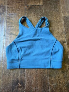 lululemon athletica High Neck Open Back Sports Bra
